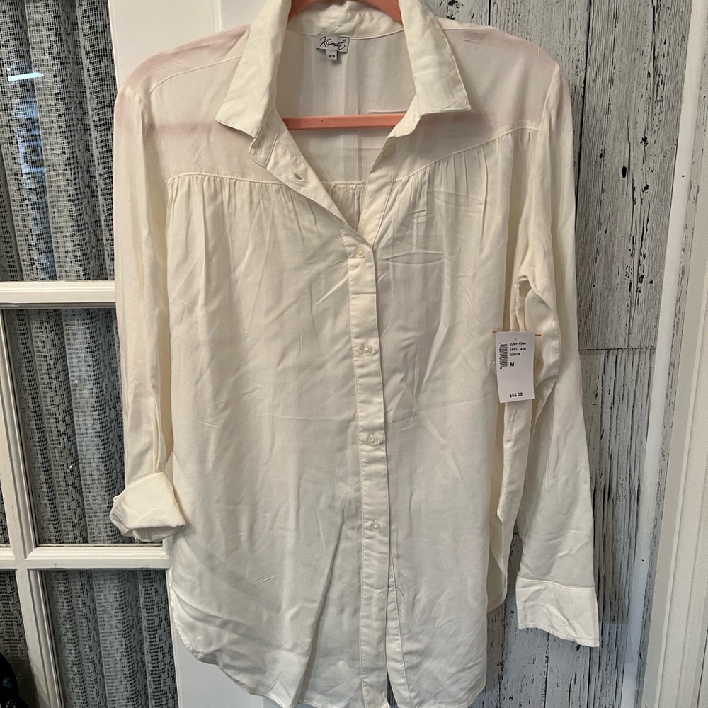 Cream blouse